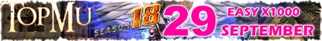 TOP Mu Online X1000 OPENING SEPTEMBER 29 banner