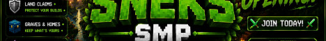 Sneks SMP banner
